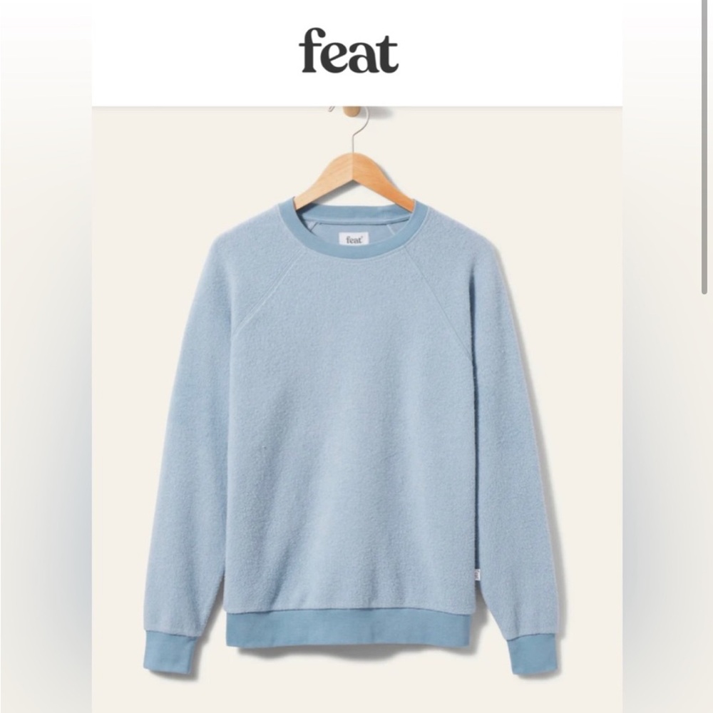 Women's Feat BlanketBlend™ Crewneck BurrBlue - size M